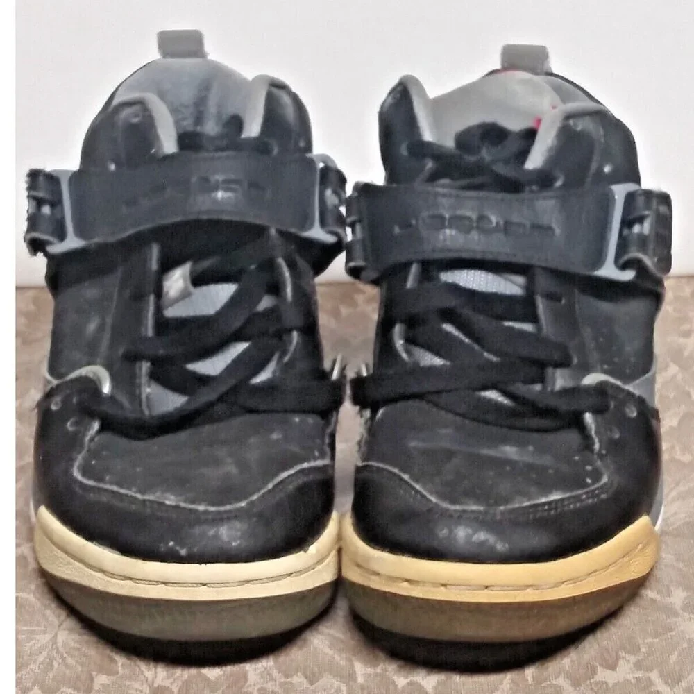 AIR JORDAN 45 GS Youth 364757-001 Sneaker Shoes Size US 4.5Y black gray white
